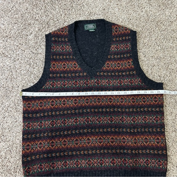 Prides Landing Mens Size Large 100% Wool Sweater Vest - Picture 5 of 6